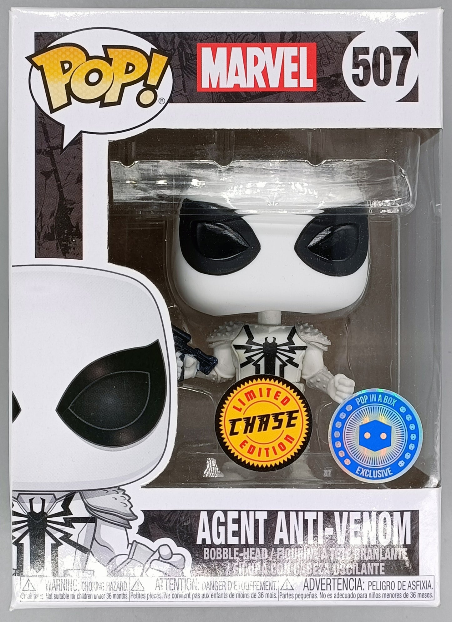 507 Agent Anti-Venom - Chase Edition - Marvel - Box Damaged Funko POP