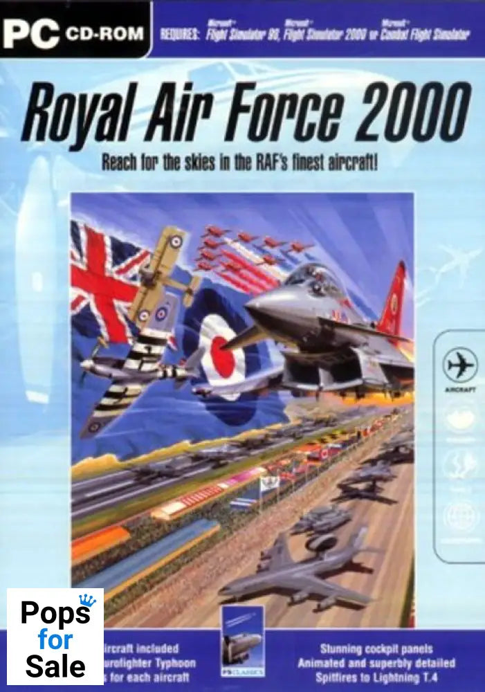 RAF 2000: Royal Air Force Flight Sim Add-On for Windows PC