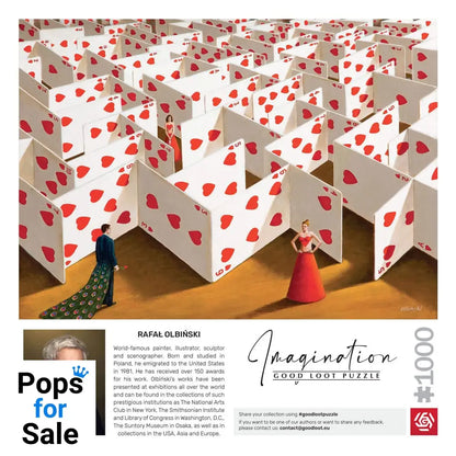 Rafal Olbinski Imagination Puzzle Excessive Meticulousness (1000 pieces)
