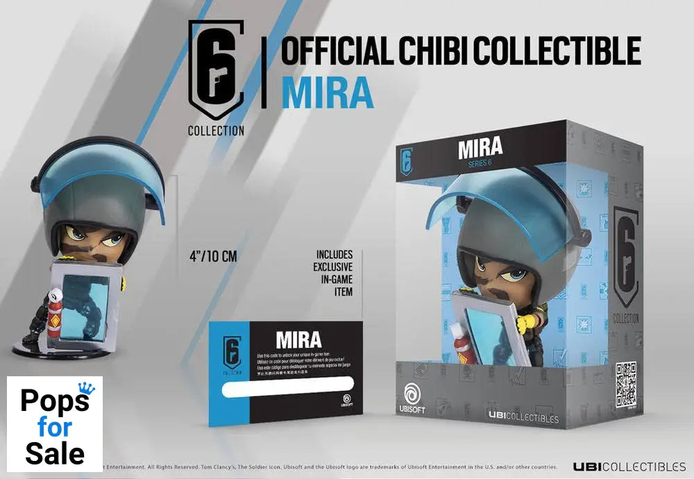 Rainbow Six Siege 6 Collection Chibi Figure Series 6 Mira 10 cm
