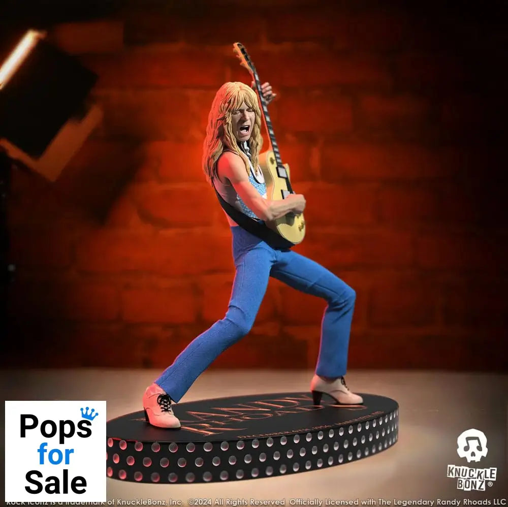 Randy Rhoads IV Rock Iconz Statue The Early Years Blue Version 24 cm