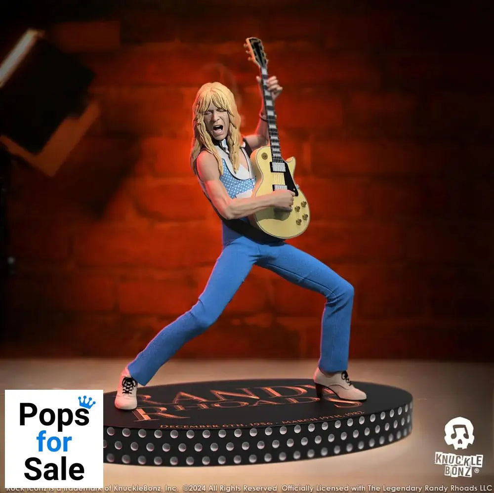 Randy Rhoads IV Rock Iconz Statue The Early Years Blue Version 24 cm