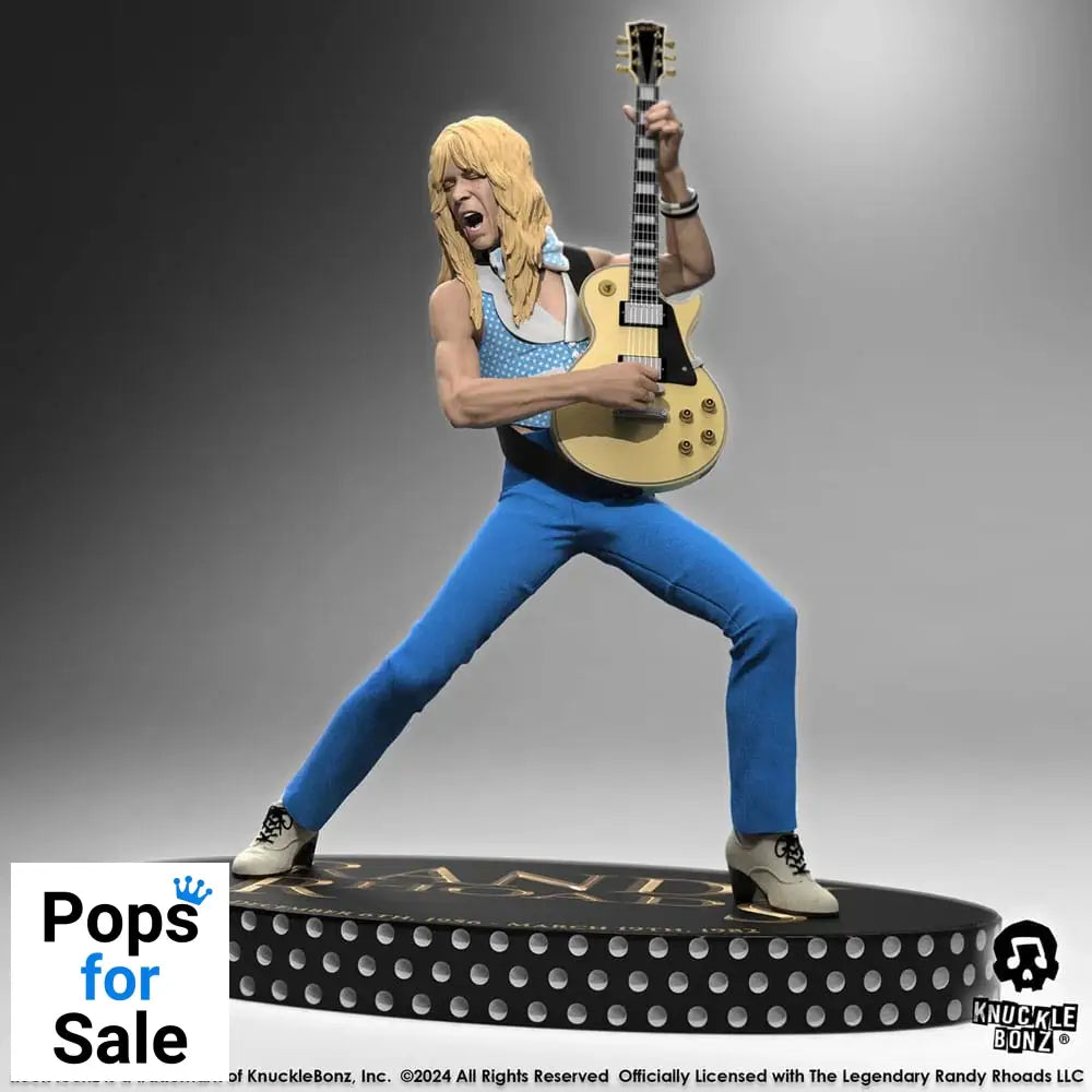 Randy Rhoads IV Rock Iconz Statue The Early Years Blue Version 24 cm Statues