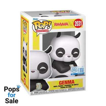 Ranma 1/2 POP! Animation Vinyl Figure Genma (Panda) Exclusive Edition 9 cm