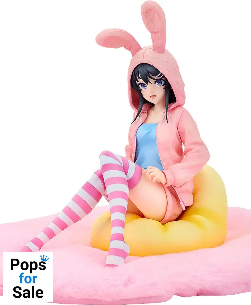 Rascal Does Not Dream of a Knapsack Kid PVC Statue 1/7 Mai Sakurajima Hoodie Look Rabbit Ears Ver. 18 cm