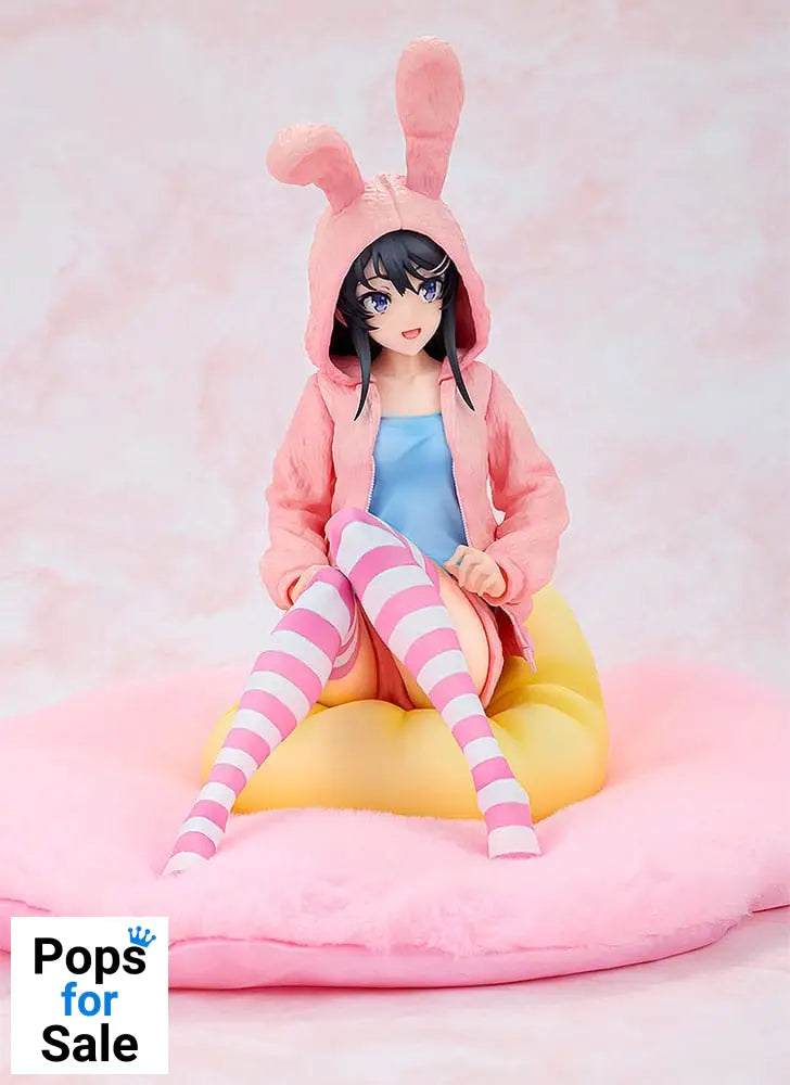 Rascal Does Not Dream of a Knapsack Kid PVC Statue 1/7 Mai Sakurajima Hoodie Look Rabbit Ears Ver. 18 cm