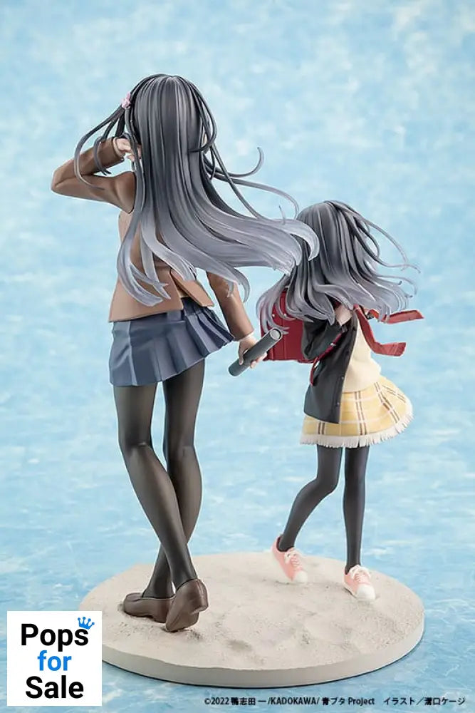 Rascal Does Not Dream of a Knapsack Kid PVC Statue Mai Sakurajima High School Graduation Ver. & Knapsack Kid 19 cm