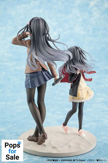 Rascal Does Not Dream of a Knapsack Kid PVC Statue Mai Sakurajima High School Graduation Ver. & Knapsack Kid 19 cm