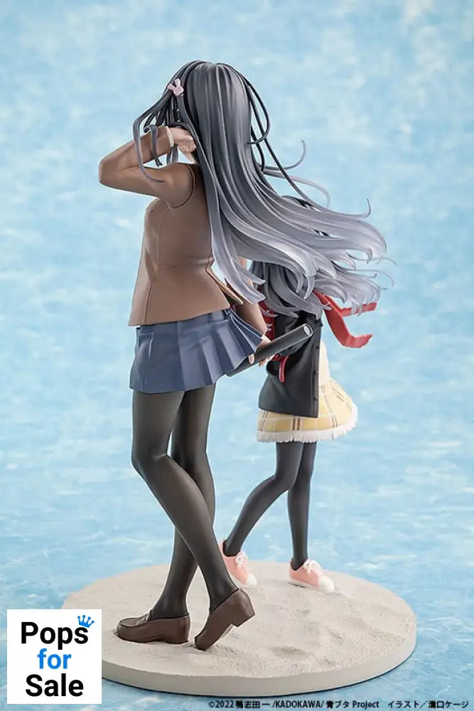 Rascal Does Not Dream of a Knapsack Kid PVC Statue Mai Sakurajima High School Graduation Ver. & Knapsack Kid 19 cm