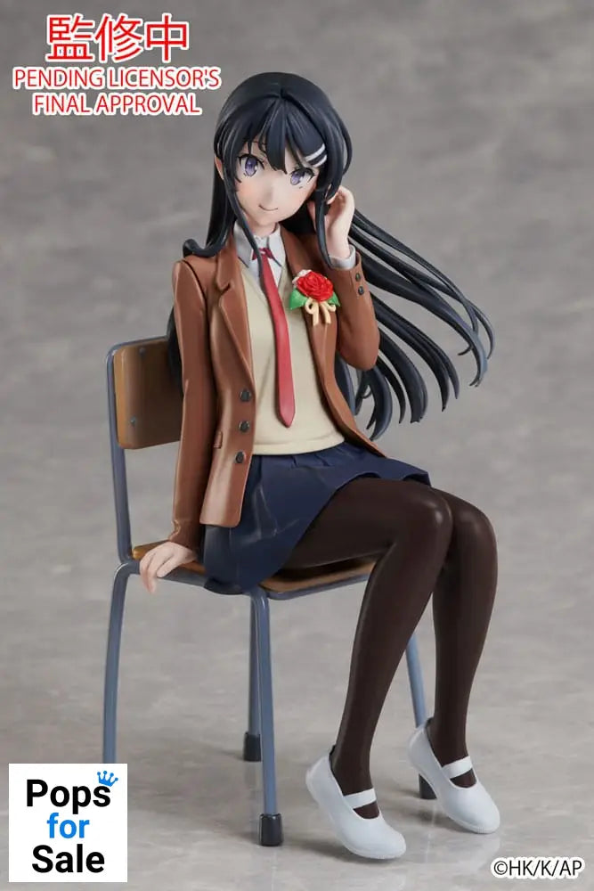 Rascal Does Not Dream of a Knapsack Kid Statue Mai Sakurajima Graduation Ver. 15 cm Statues