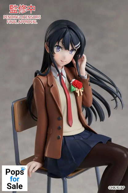 Rascal Does Not Dream of a Knapsack Kid Statue Mai Sakurajima Graduation Ver. 15 cm