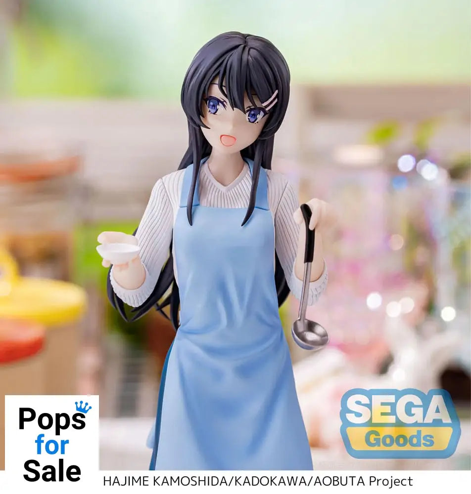 Rascal Does Not Dream of Bunny Girl Senpai Luminasta PVC Statue Mai Sakurajima Apron 14 cm