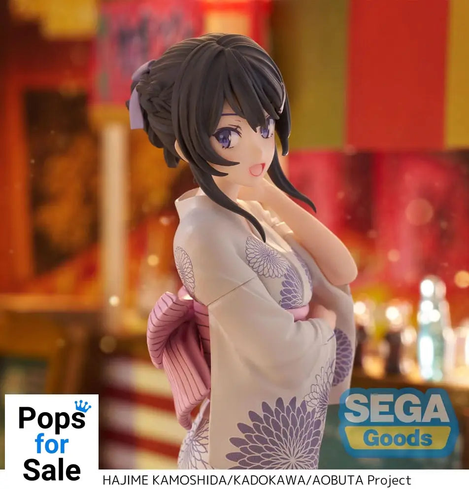 Rascal Does Not Dream of Bunny Girl Senpai Luminasta PVC Statue Mai Sakurajima Yukata 22 cm