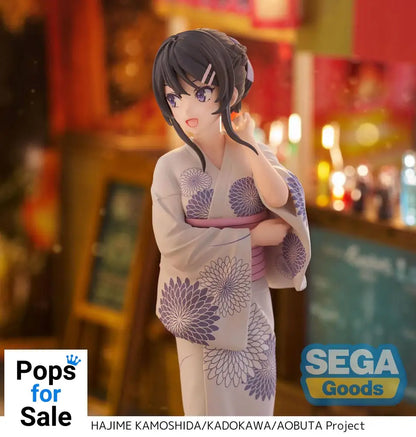Rascal Does Not Dream of Bunny Girl Senpai Luminasta PVC Statue Mai Sakurajima Yukata 22 cm Statues