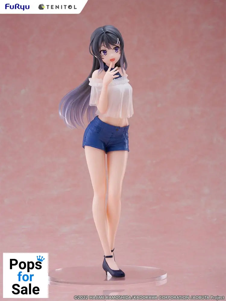 Rascal Does Not Dream of Bunny Girl Senpai Tenitol PVC Statue Mai Sakurajima 31 cm