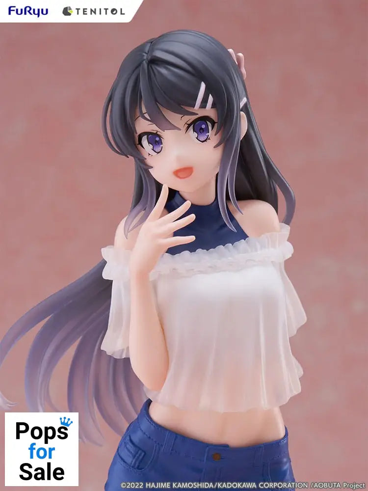 Rascal Does Not Dream of Bunny Girl Senpai Tenitol PVC Statue Mai Sakurajima 31 cm Statues