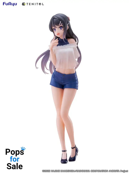 Rascal Does Not Dream of Bunny Girl Senpai Tenitol PVC Statue Mai Sakurajima 31 cm