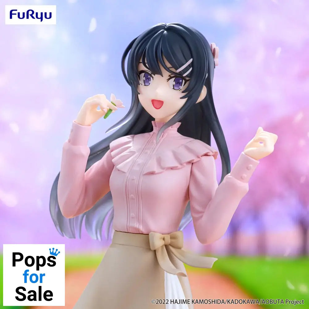 Rascal Does Not Dream of Bunny Girl Senpai Trio-Try-iT PVC Statue Mai Sakurajima Spring Outfit Ver. 21 cm