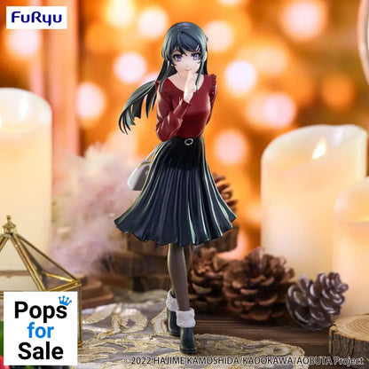 Rascal Does Not Dream of Bunny Girl Senpai Trio-Try-iT PVC Statue Mai Sakurajima Winter Outfit Ver. 21 cm