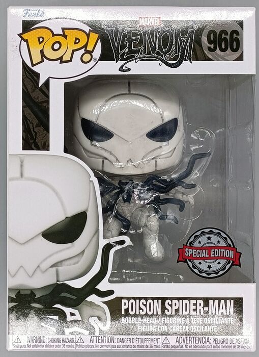 966 Poison Spider-Man - Marvel Venom - Box Damaged Funko POP
