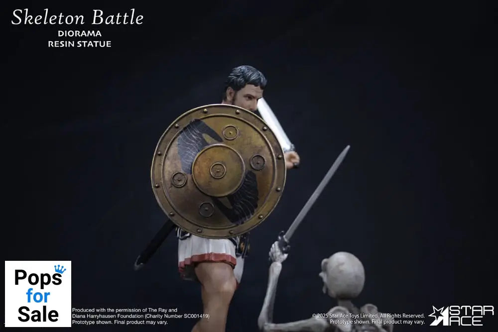 Ray Harryhausen Diorama 1/8 Skeleton Battle Scene 30 cm