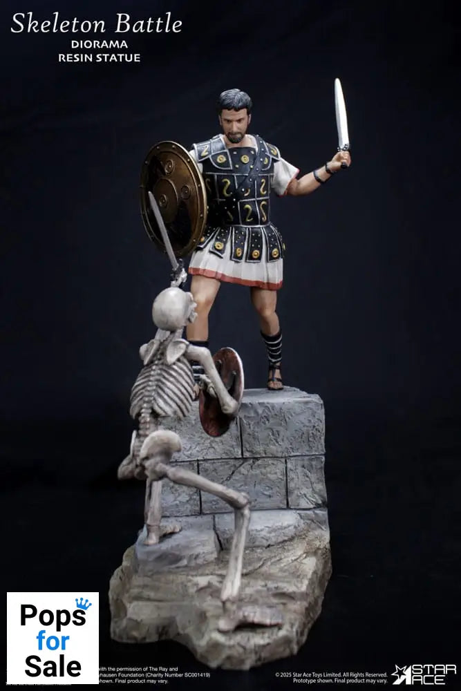 Ray Harryhausen Diorama 1/8 Skeleton Battle Scene 30 cm