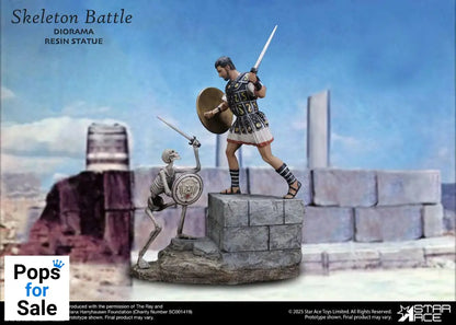 Ray Harryhausen Diorama 1/8 Skeleton Battle Scene 30 cm