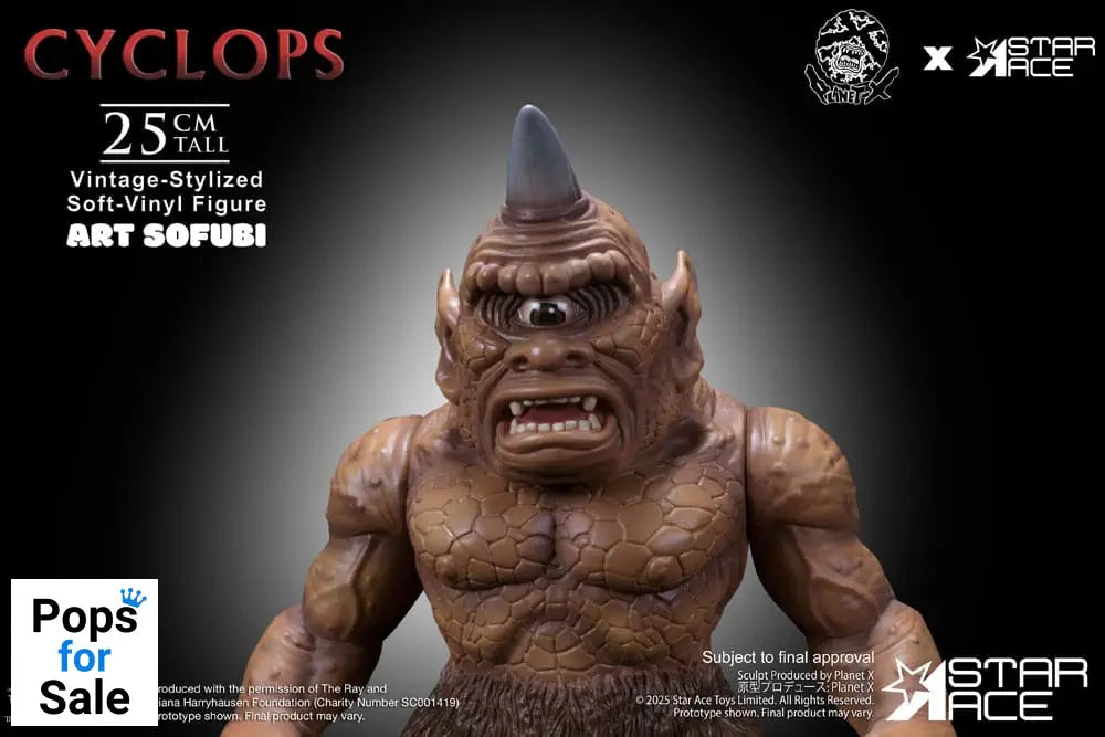 Ray Harryhausen Soft Vinyl Statue Cyclops (Vintage-Style) 25 cm