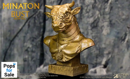 Ray Harryhausen Soft Vinyl Statue Minaton Bust 50 cm Statues