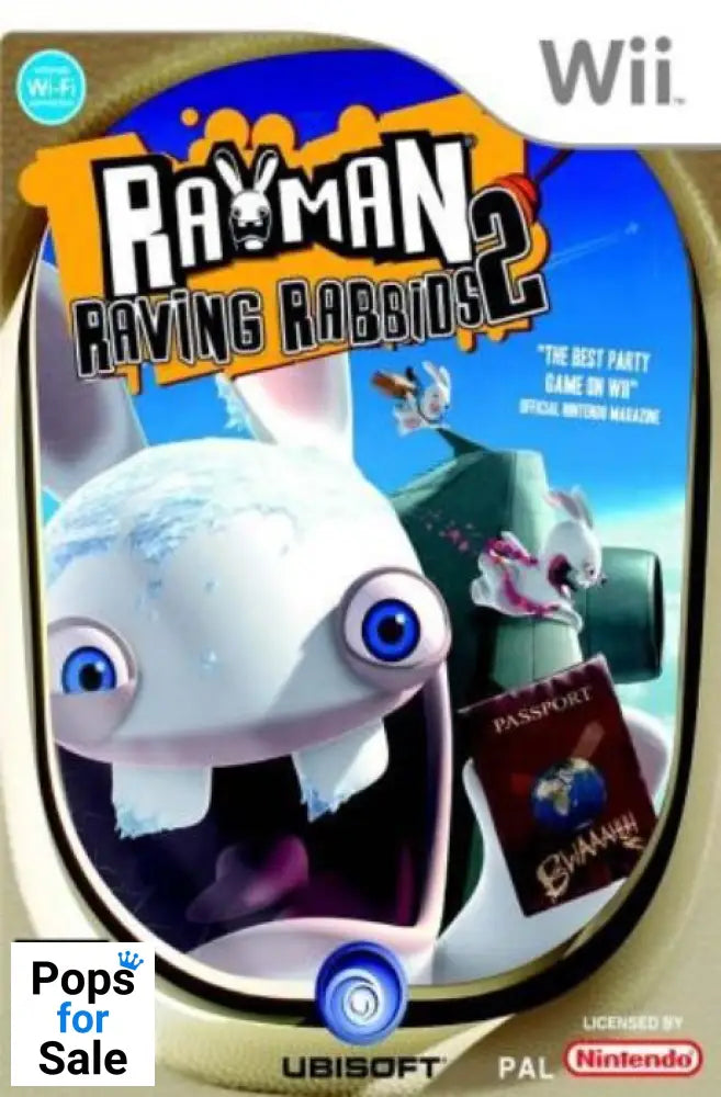 Rayman Raving Rabbids 2 for Nintendo Wii/Wii-U