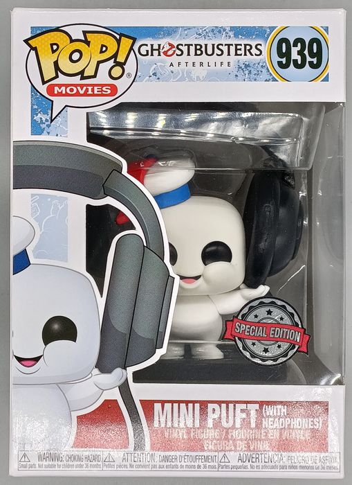 939 Mini Puft (with Headphones) - Ghostbusters Afterlife Funko POP