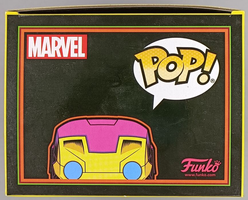 #649 Iron Man (Blacklight) - Marvel Special Edition Funko POP