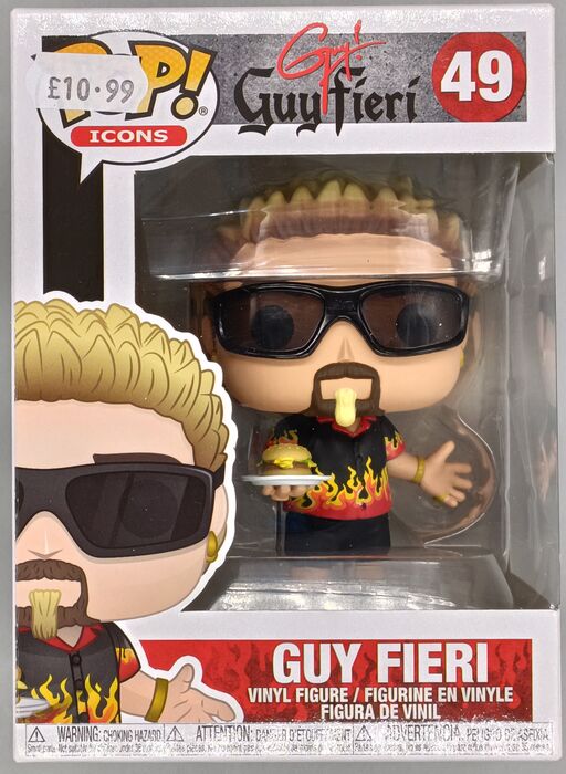 #49 Guy Fieri - Pop Icons - Box Damaged Funko POP