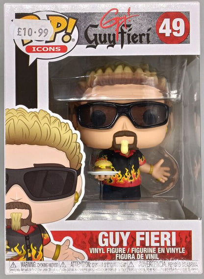 #49 Guy Fieri - Pop Icons - Box Damaged Funko POP