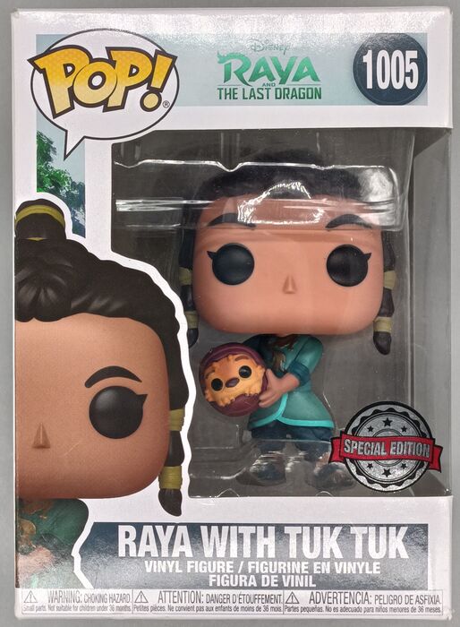 #1005 Raya with Tuk Tuk - Disney Raya and The Last Dr Box Damaged Funko POP
