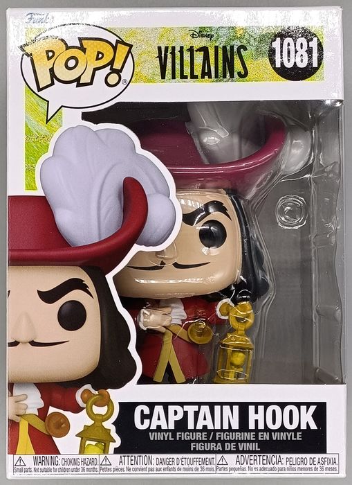 1081 Captain Hook - Disney Villians - Disney Peter Pan Funko POP