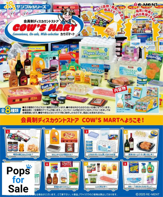 Re Ment Cow`s Mart Warehouse Club CDU (Release July 25) Scale Figure