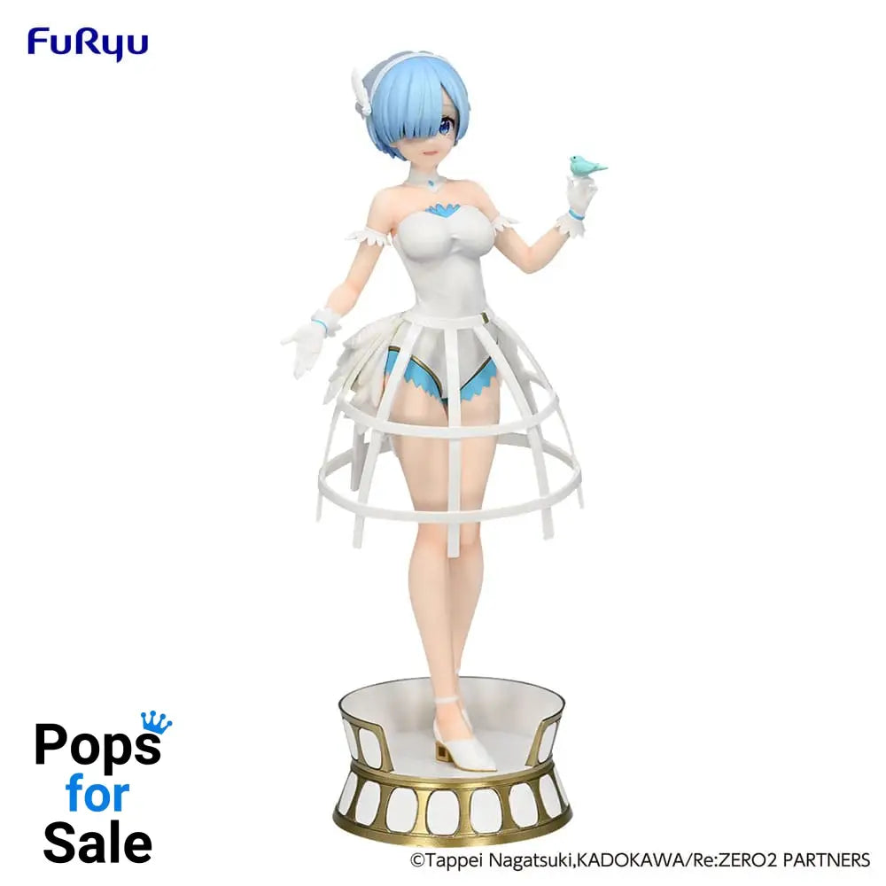 Re: Zero Exceed Creative PVC Statue Rem Cage Dress 22 cm Statues