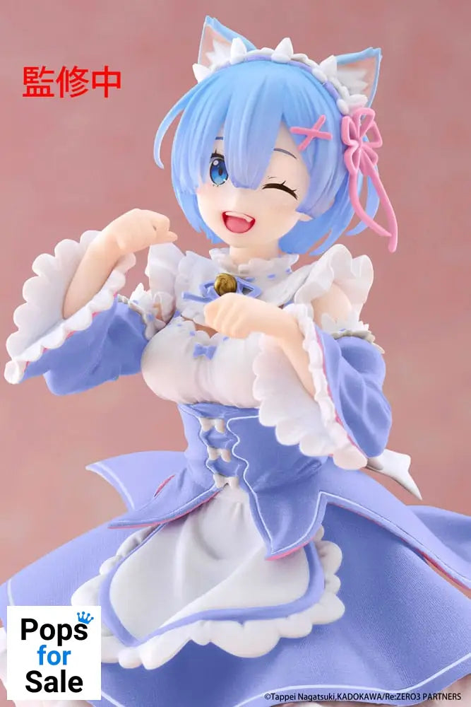 Re:Zero Starting Life in Another World Coreful PVC Statue Rem Cat Maid Ver. Renewal 18 cm Statues