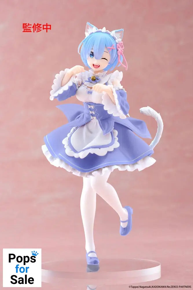 Re:Zero Starting Life in Another World Coreful PVC Statue Rem Cat Maid Ver. Renewal 18 cm Statues