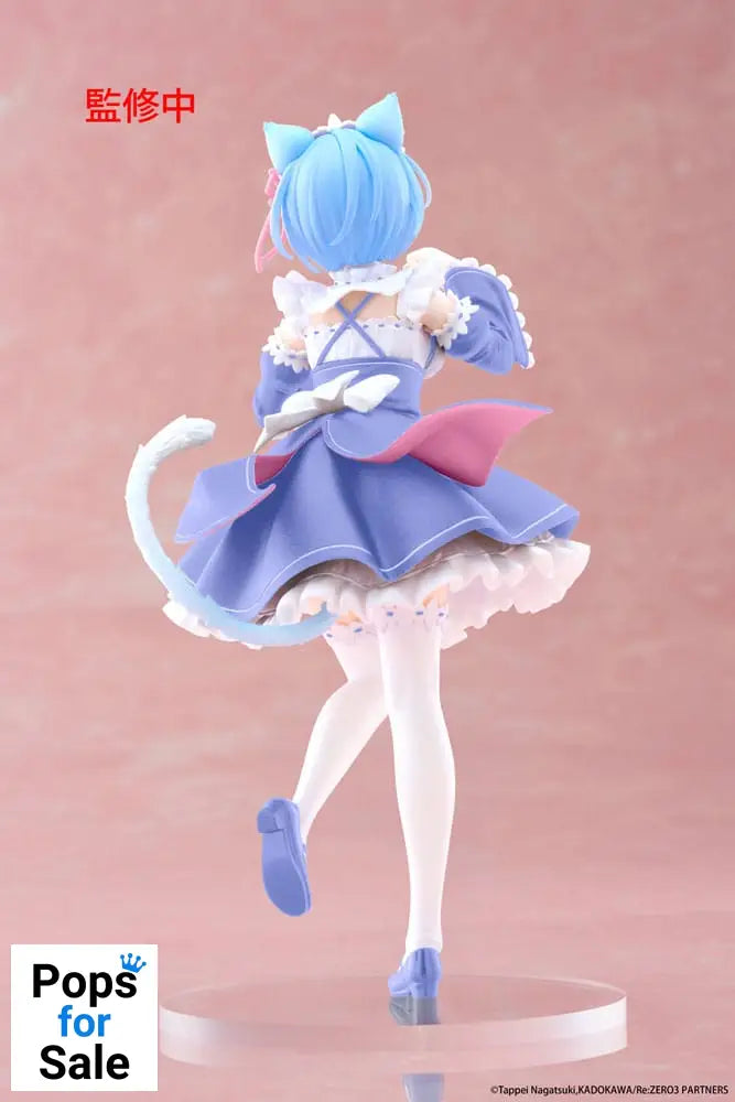 Re:Zero Starting Life in Another World Coreful PVC Statue Rem Cat Maid Ver. Renewal 18 cm