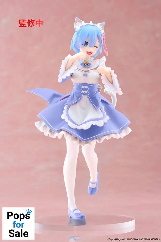 Re:Zero Starting Life in Another World Coreful PVC Statue Rem Cat Maid Ver. Renewal 18 cm