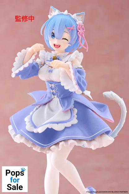 Re:Zero Starting Life in Another World Coreful PVC Statue Rem Cat Maid Ver. Renewal 18 cm