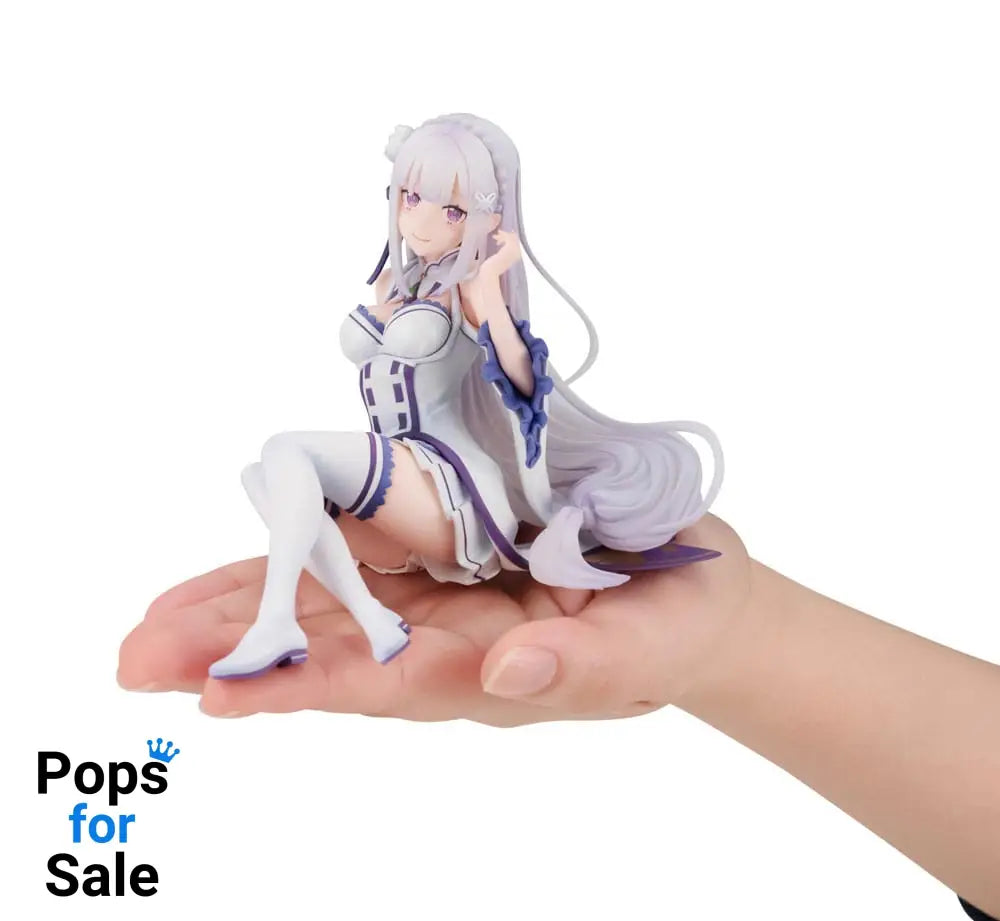 Re:ZERO Starting Life in Another World Melty Princess PVC Statue Emilia Palm Size 9 cm