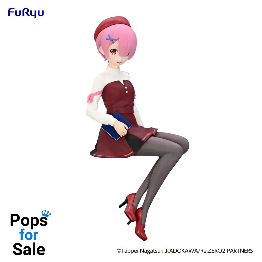 Re:Zero Starting Life in Another World Noodle Stopper PVC Statue Ram Book Girl Ver. 14 cm