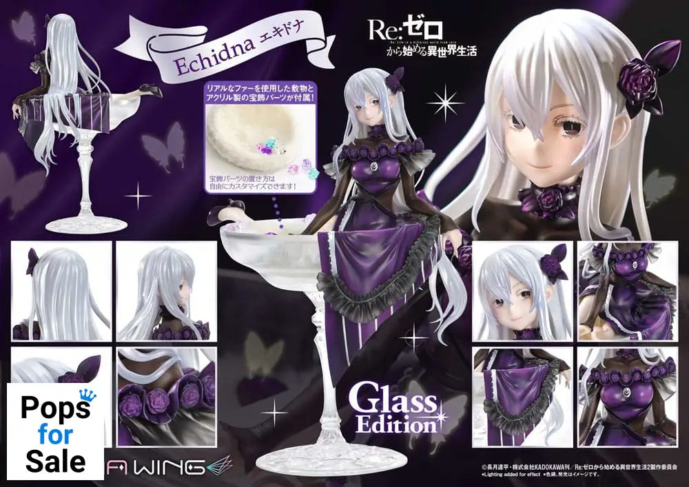Re:ZERO Starting Life in Another World Prisma Wing PVC Statue 1/7 Echidna Glass Edition 24 cm
