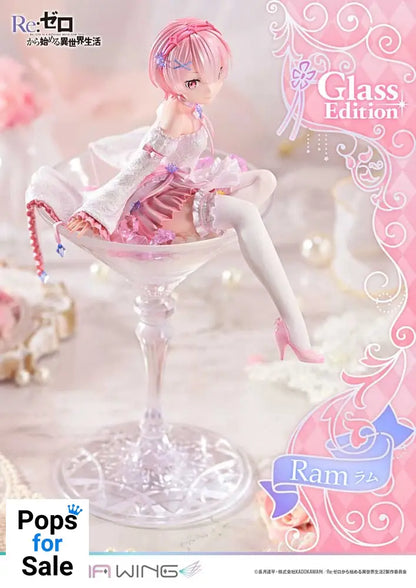 Re:ZERO Starting Life in Another World Prisma Wing PVC Statue 1/7 Ram Glass Edition 24 cm