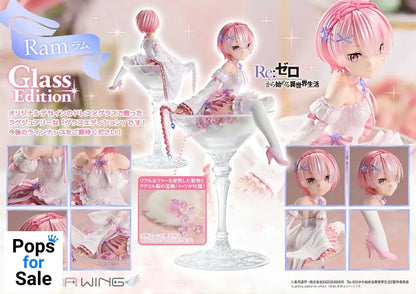 Re:ZERO Starting Life in Another World Prisma Wing PVC Statue 1/7 Ram Glass Edition 24 cm Statues