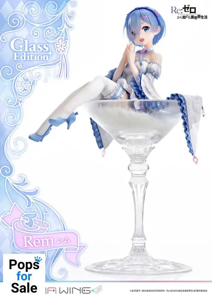 Re:Zero - Starting Life in Another World Prisma Wing PVC Statue 1/7 Rem Glass Edition 23 cm