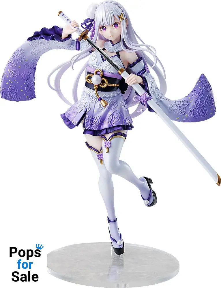 Re:ZERO -Starting Life in Another World- PVC Statue 1/7 Emilia Combat Outfit ver. 24 cm